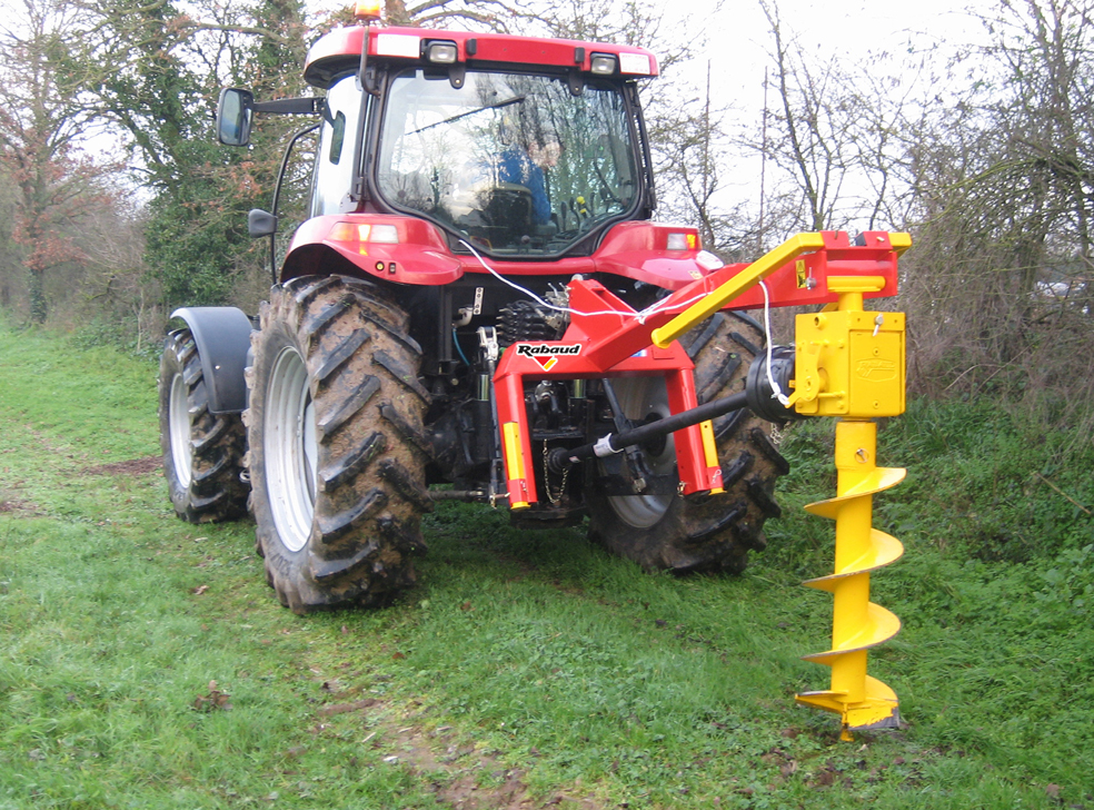 Klusjesman Ga terug Respectievelijk GRONDBOORMACHINE VOOR TRACTOR – Derks Verhuur